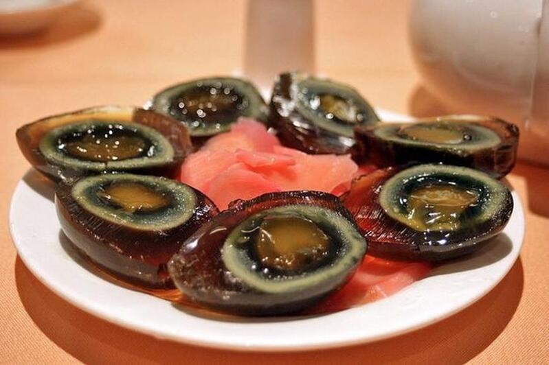 Trứng bắc thảo ngon